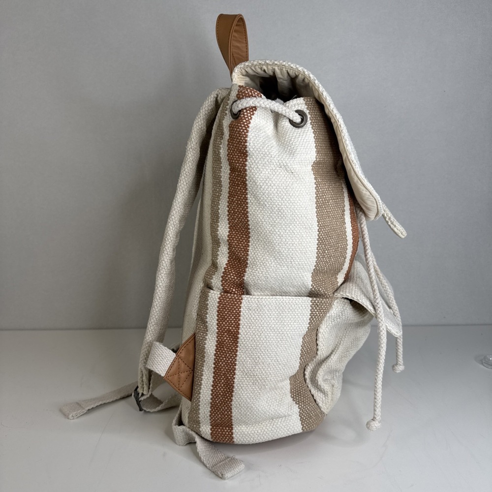 Universal Thread Earth Tone Canvas Backpack Casua… - image 6